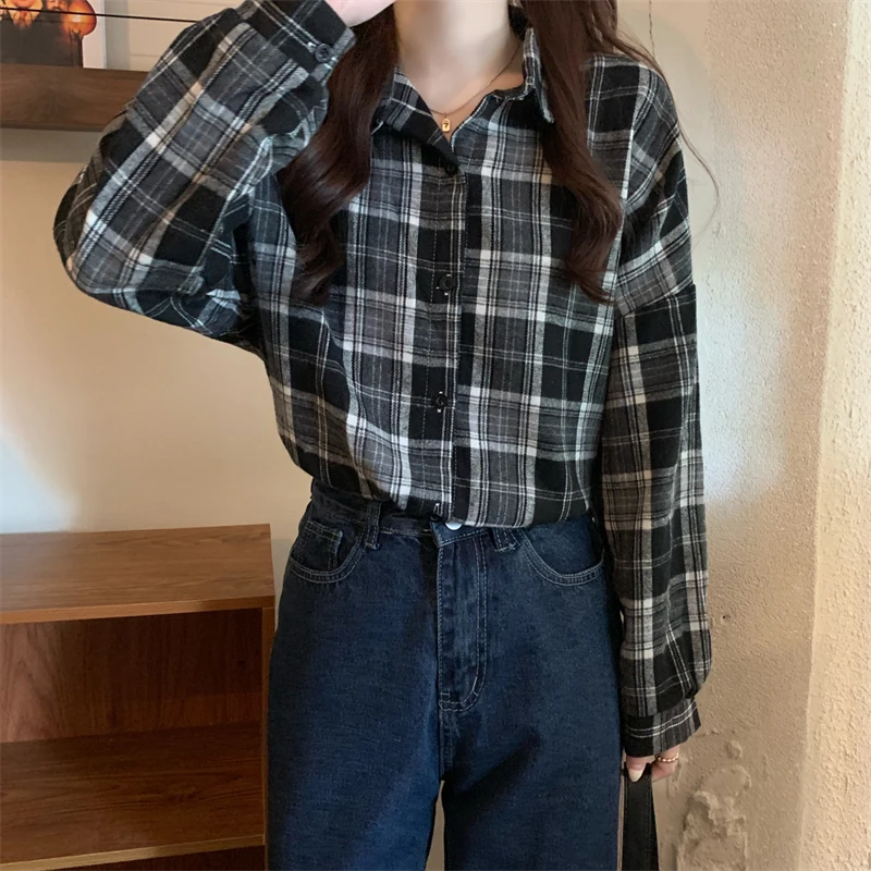 Недорогая оптовая продажа 2021 весна осень новая мода повседневная женская блузка