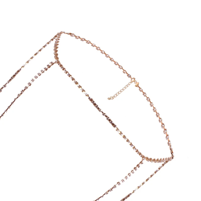 

Multi Layer Rhinestone Waist Belly Chain Leg Thigh Chain Woman Sexy Beach Bikini Body Chain Leg Thigh Harness Jewelry