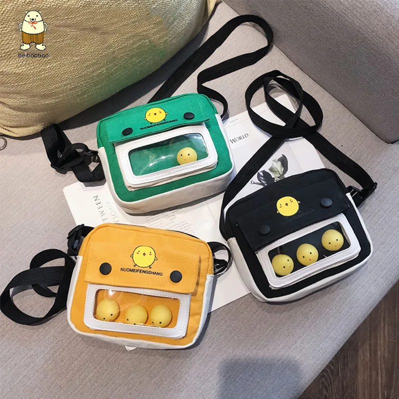 Холщовая Сумка Beibaobao 2019 с животным принтом сумка мессенджер для девушек и женщин