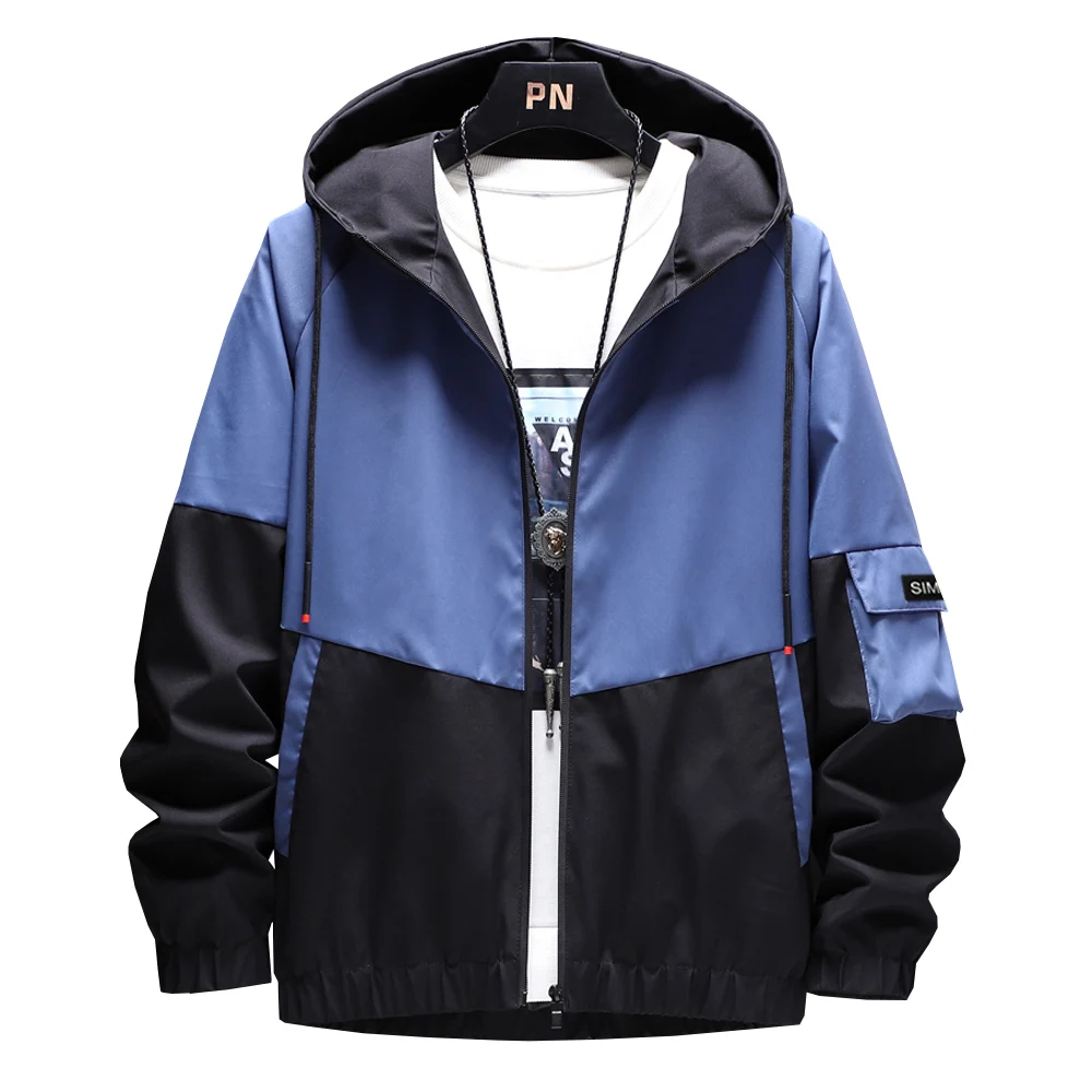 5XL 4XL 3XL Плюс Размер Мужские Куртки И Пальто Брендовая Одежда Весна и Осень Новые