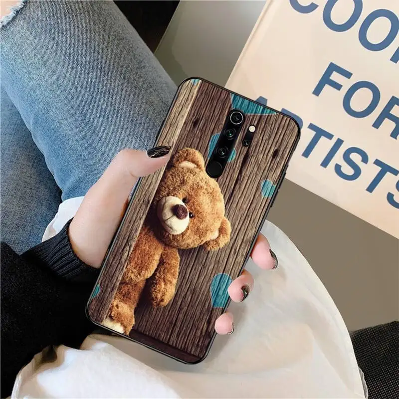 HPCHCJHM Teddy Me To You Bear Bling Cute чехол для телефона Redmi Note 8 8A 8T 7 6 6A 5 5A 4 4X 4A Go Pro|Бамперы| |