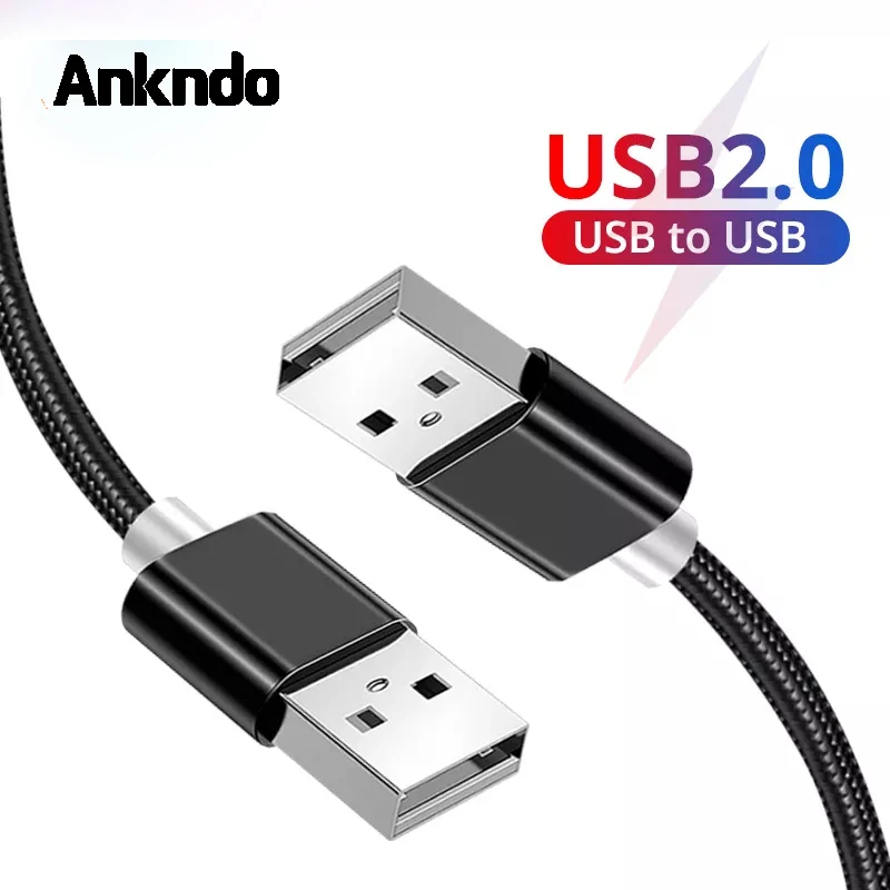 

Usb To Usb Extension Cable Usb2.0 Type A Male To Male Data Cable For Radiator Hard Disk Webcom Camera Nylon Cord Extender Wire