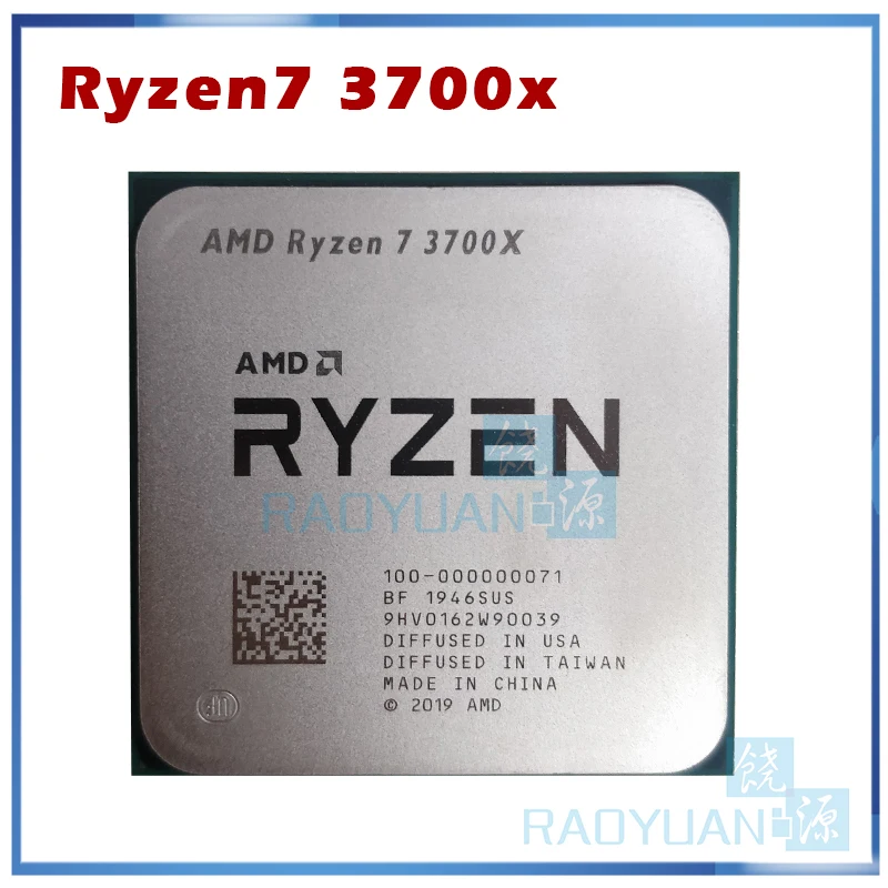 Процессор AMD Ryzen 7 3700X R7 3 6 ГГц 7NM L3 = 32M 100 000000071 Восьмиядерный шестнадцатипоточный
