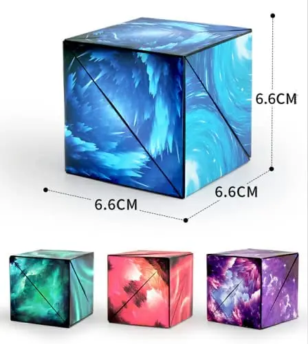 72 формы 3D сменный Магнитный магический куб анти-стресс квадратная