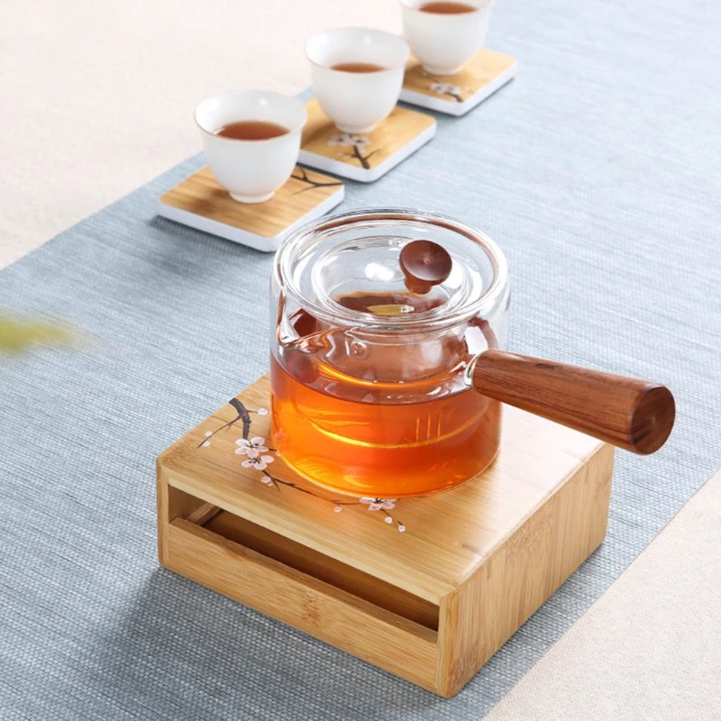 

Бамбуковый чайник, обогреватель, теплоизоляционная основа для чая, кофе, воды, подогреватель, подсвечник с подогревом, посуда для чая