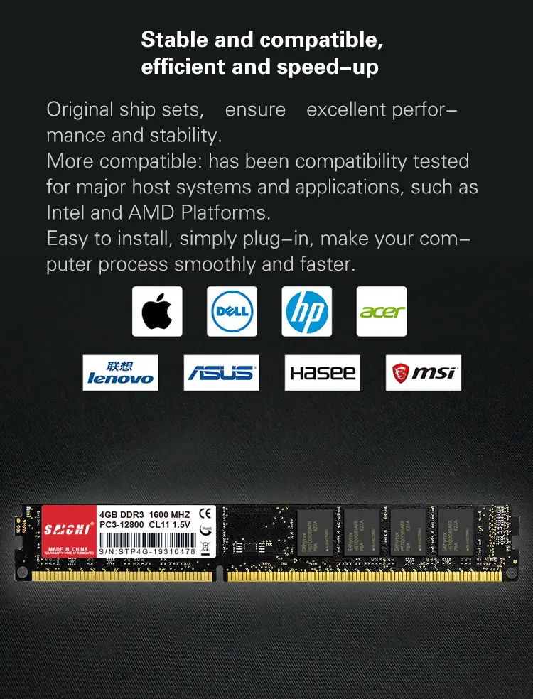 Оперативная память DDR3 для настольного ПК 4 ГБ Гб 1600 МГц 8 | Электроника