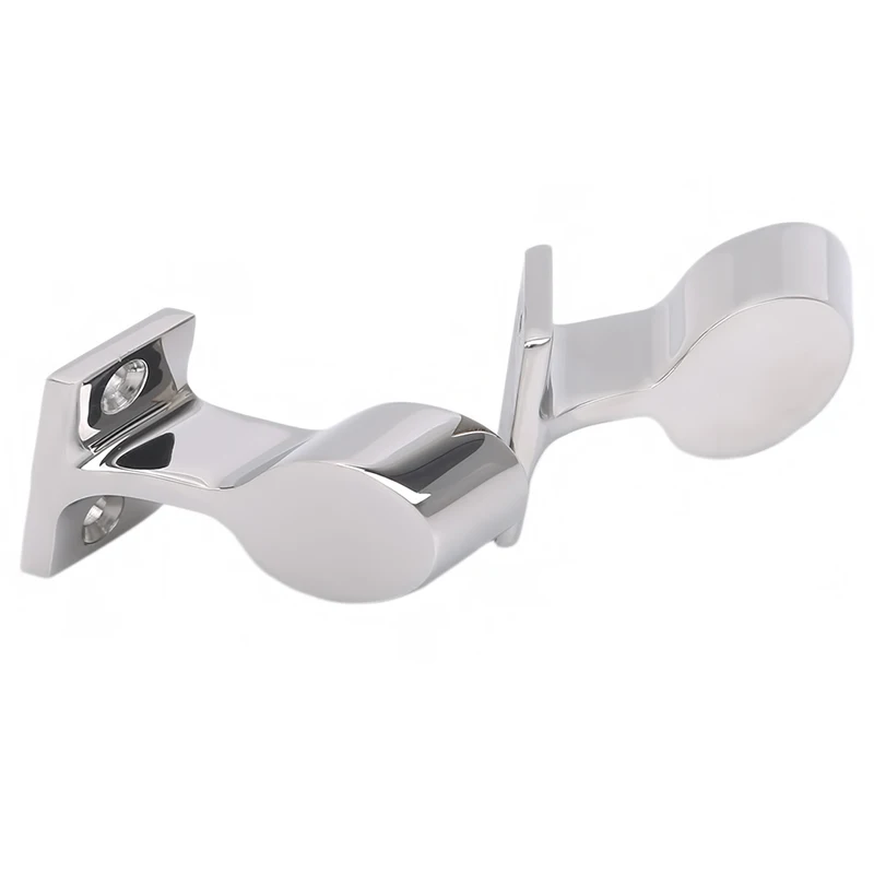 

Marine Railing Handrail Base Silver Stainless Steel Stern Bracket Ship Parts Marine Handrail Accessories