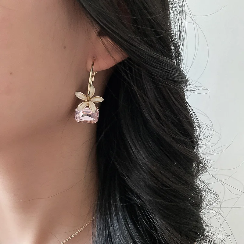 Женские серьги-Крючки с кристаллами золотого цвета | Украшения и аксессуары