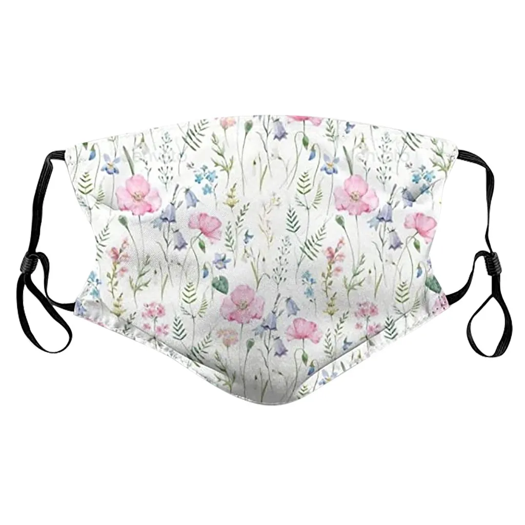 В наличии для взрослых цветочный принт ветрозащитный можно положить фильтр