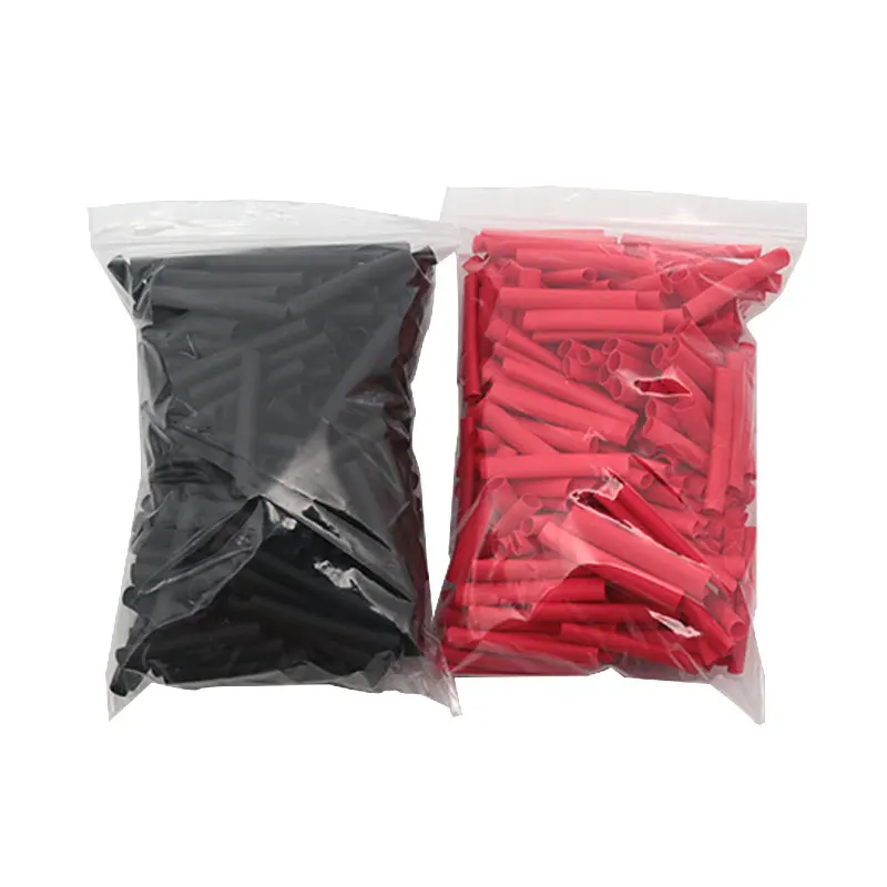 Черно-красная термоусадочная трубка оберточная проволока набор сделай сам