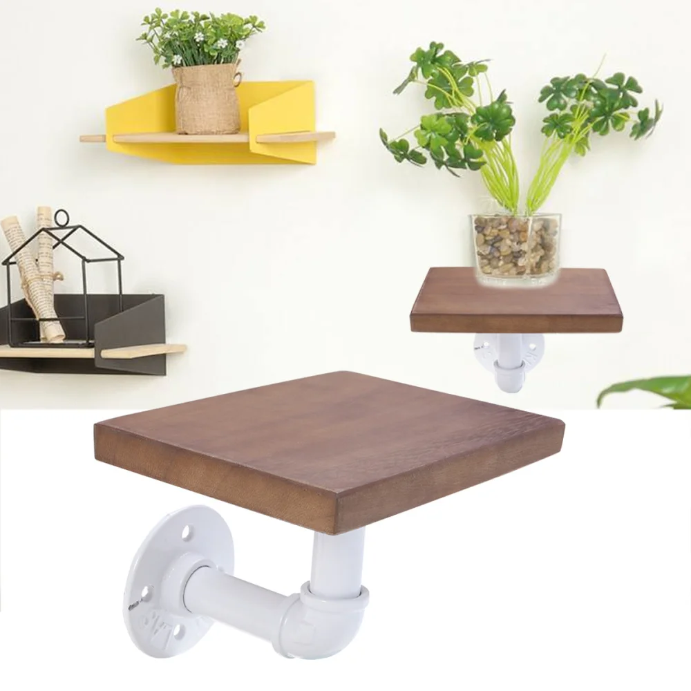 Винтажная кованая деревянная перегородка настенная подвесная стойка