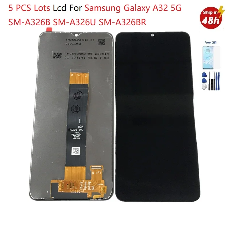 

5 PCS LCD For Samsung A32 5G Lcd A326 Lcd Display For Samsung Galaxy A32 5G SM-A326B SM-A326U lcd For Samsung Galaxy A326 Lcd