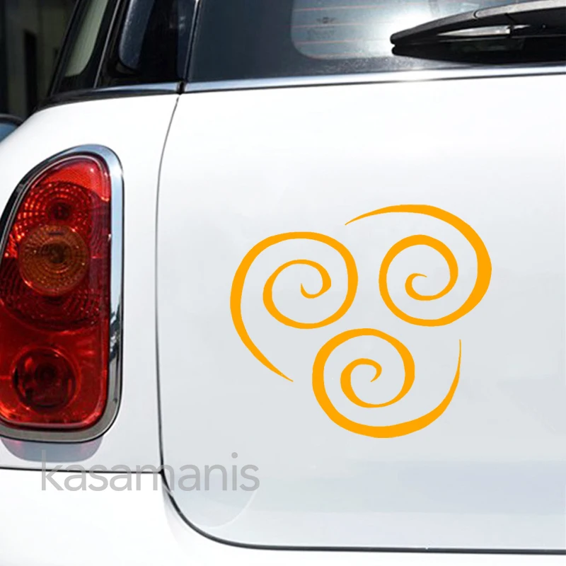 Avatar Water Element Symbol JDM Funny Vinyl Decal Sticker Car Window Bumper 6" 