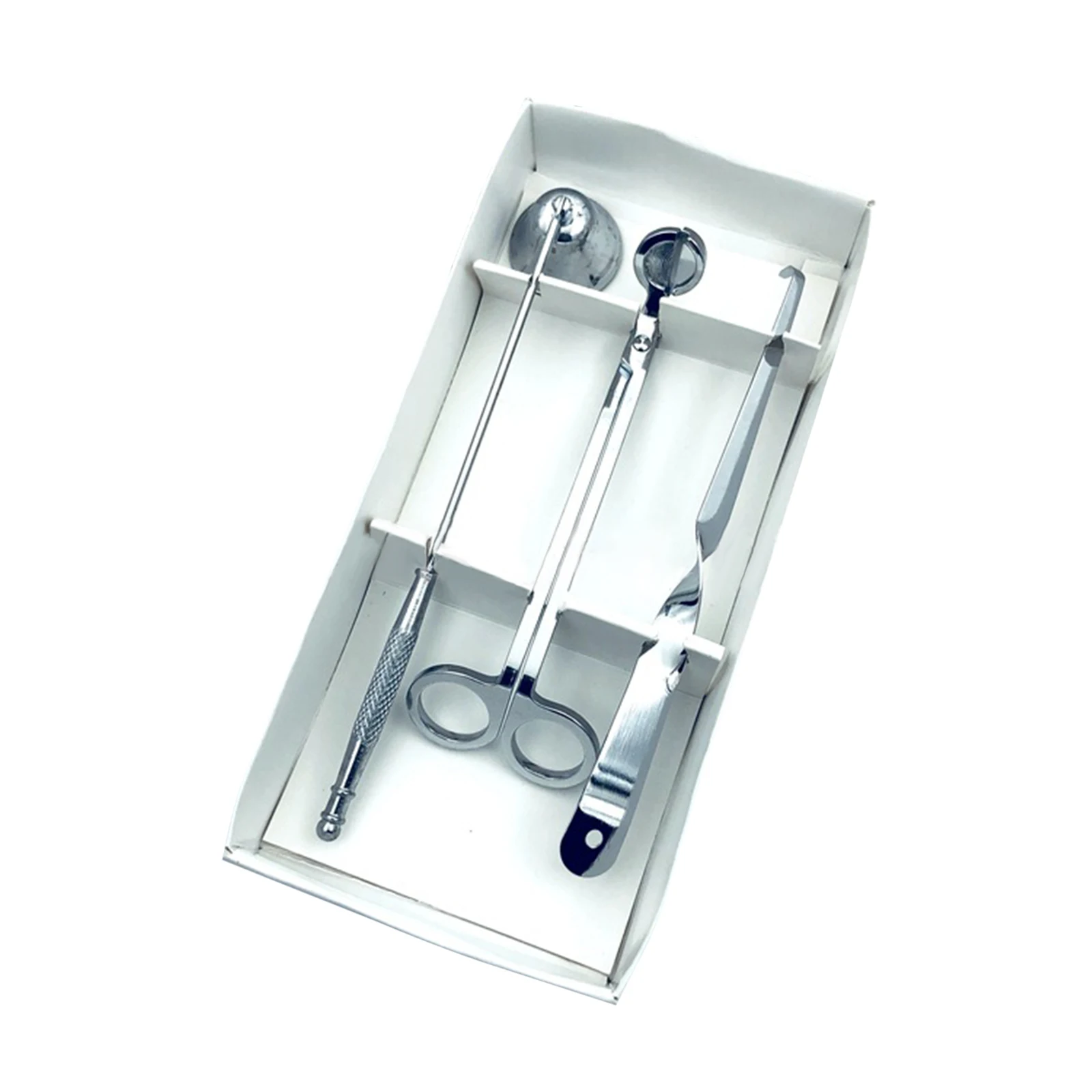 

3pcs/set Stainless Wick Snuffer Tool Hook Clipper Steel Candle Trimmer Oil Lamp Trim scissor tijera tesoura Cutter