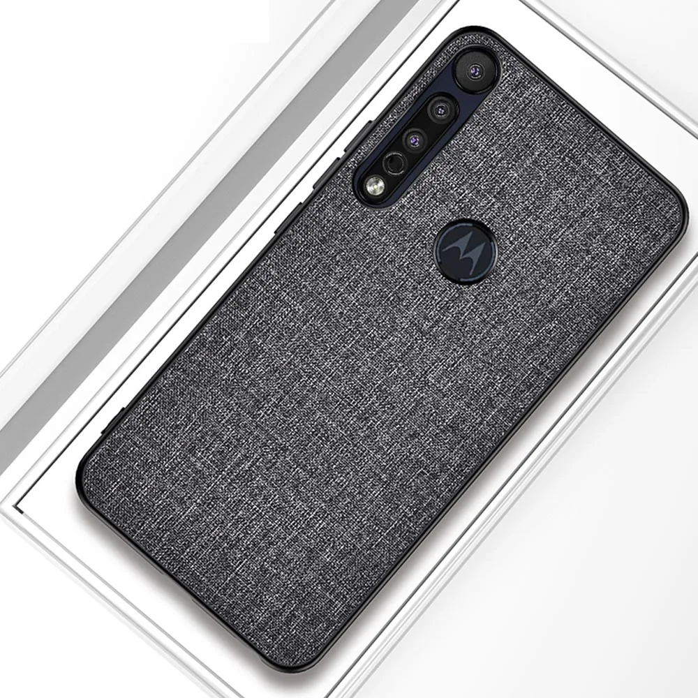 Для Motorola Moto G8 play чехол силиконовый мягкий бампер ткань ПК Жесткий Чехол для