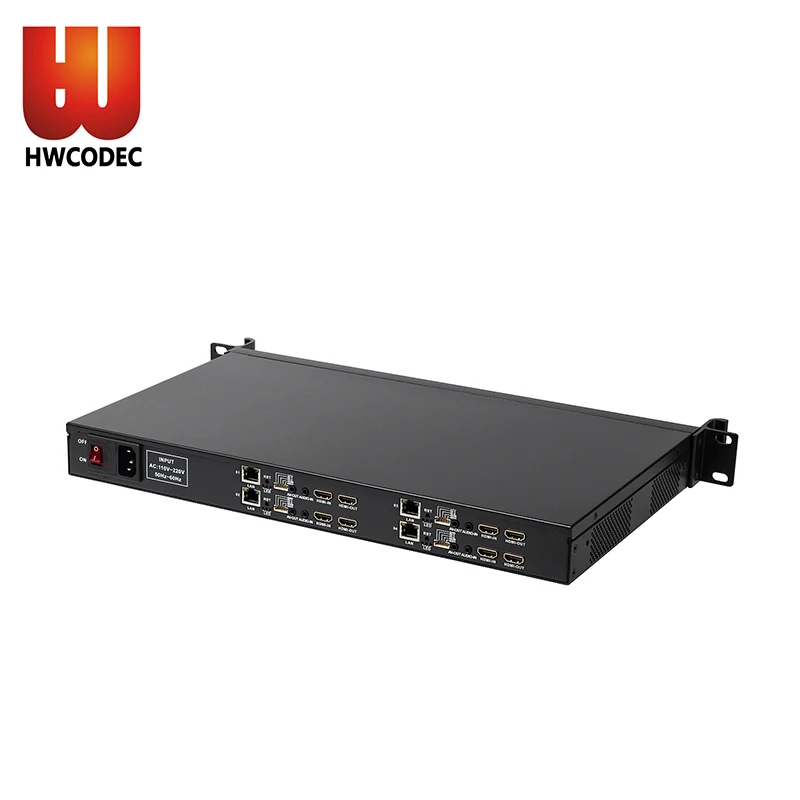 HWCODEC 4 канала CVBS/HDMI кодек h.264/h.265 hd-кодировщик iptv транскодер