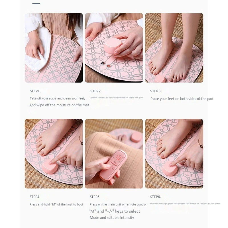 

Rechargeable Mini Foot Massager Foot Reflexology Pad for the Elderly Portable Home Foot Relaxing Massager