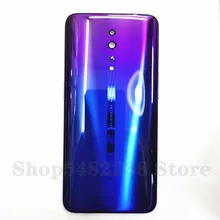 100% Original Glass battery cover For OPPO Reno Z Rear Housing door Mobile phone case back cover with side buttons Replacement