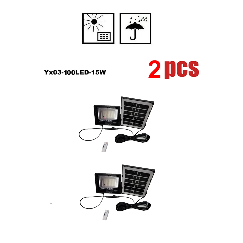 

2pcs solar light lamp floodlight LEDs Outdoor Garden Decoration Fence Stair Pathway Yard SunSecurity LED Wall Lamp indoor remote
