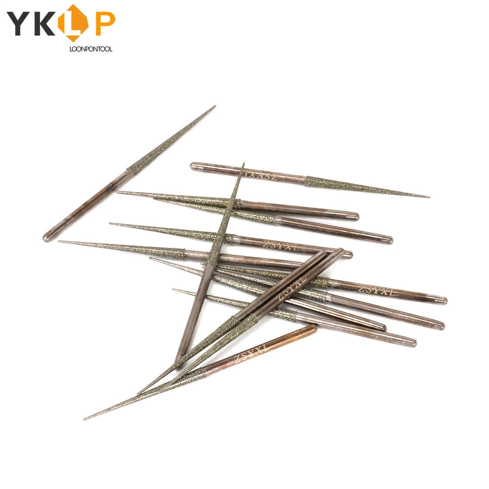 Алмазная игла 2 35 мм Алмазное покрытие Шлифовальная головка иглы наконечник