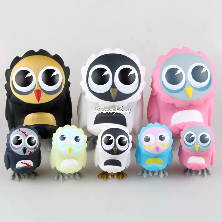 

3 style Coarsetoys Omen Owl series Q Ver. 1/6 PVC Action Figure Toys 17cm