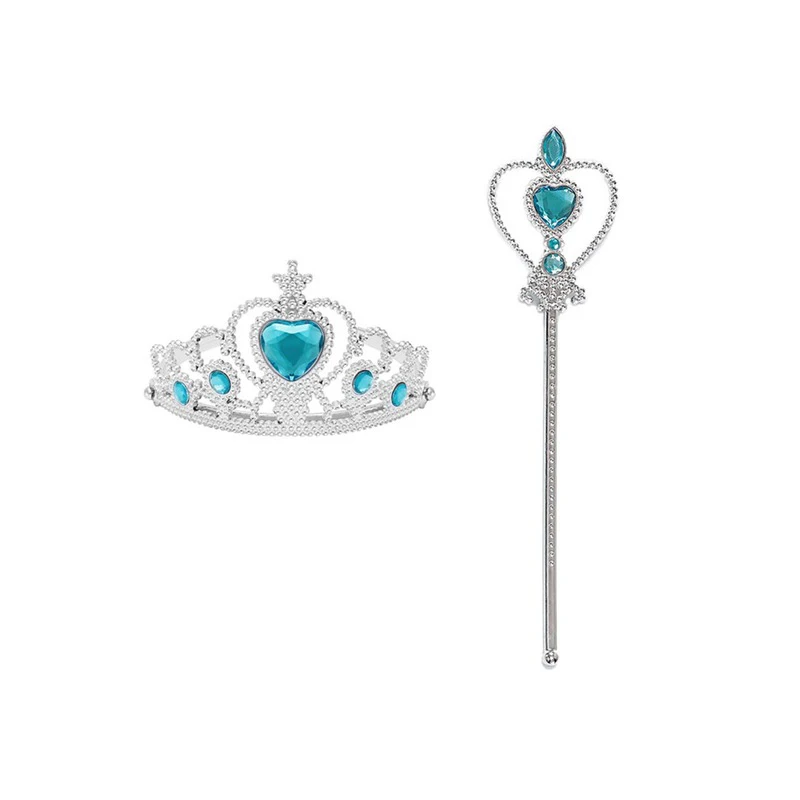 Детское платье с длинным рукавом и принтом Эльза | Детская одежда обувь