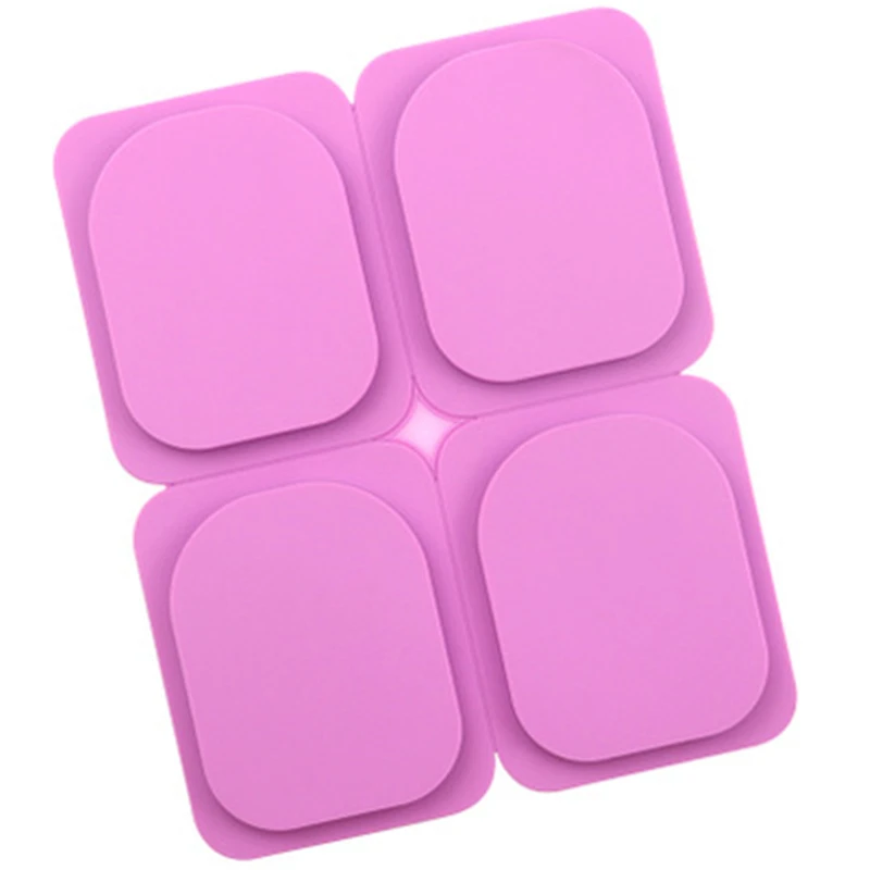 4 буквы округлые квадратных съемный Ароматические восковый лист силиконовая