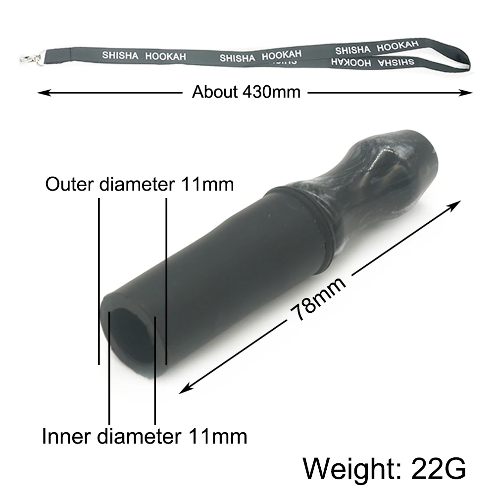 Флейта с веревкой для подвешивания полимерный нефрит горлышко флейта табачная