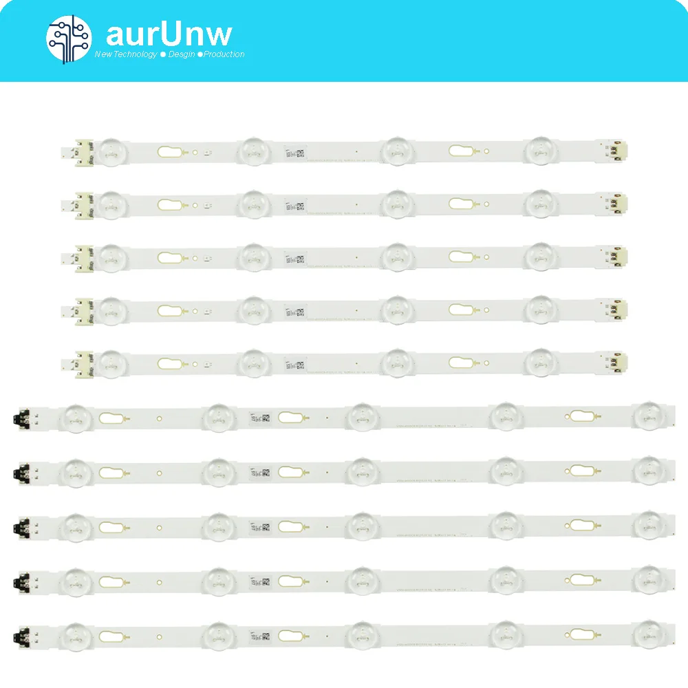 Новый 10 шт./компл. светодиодная подсветка полосы для samsung UN40JU6700 V5DU-400DCA-R1 V5DU-400DCB-R1 BN96-34792A 34791A S_5u75_40_FL_R05 L04