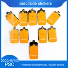 Электрод для массажера колодки патч Стикеры цифровой меридиан Массажная повязка на глаза для физиотерапии самоклеящаяся Массажная накладка массажер для шеи