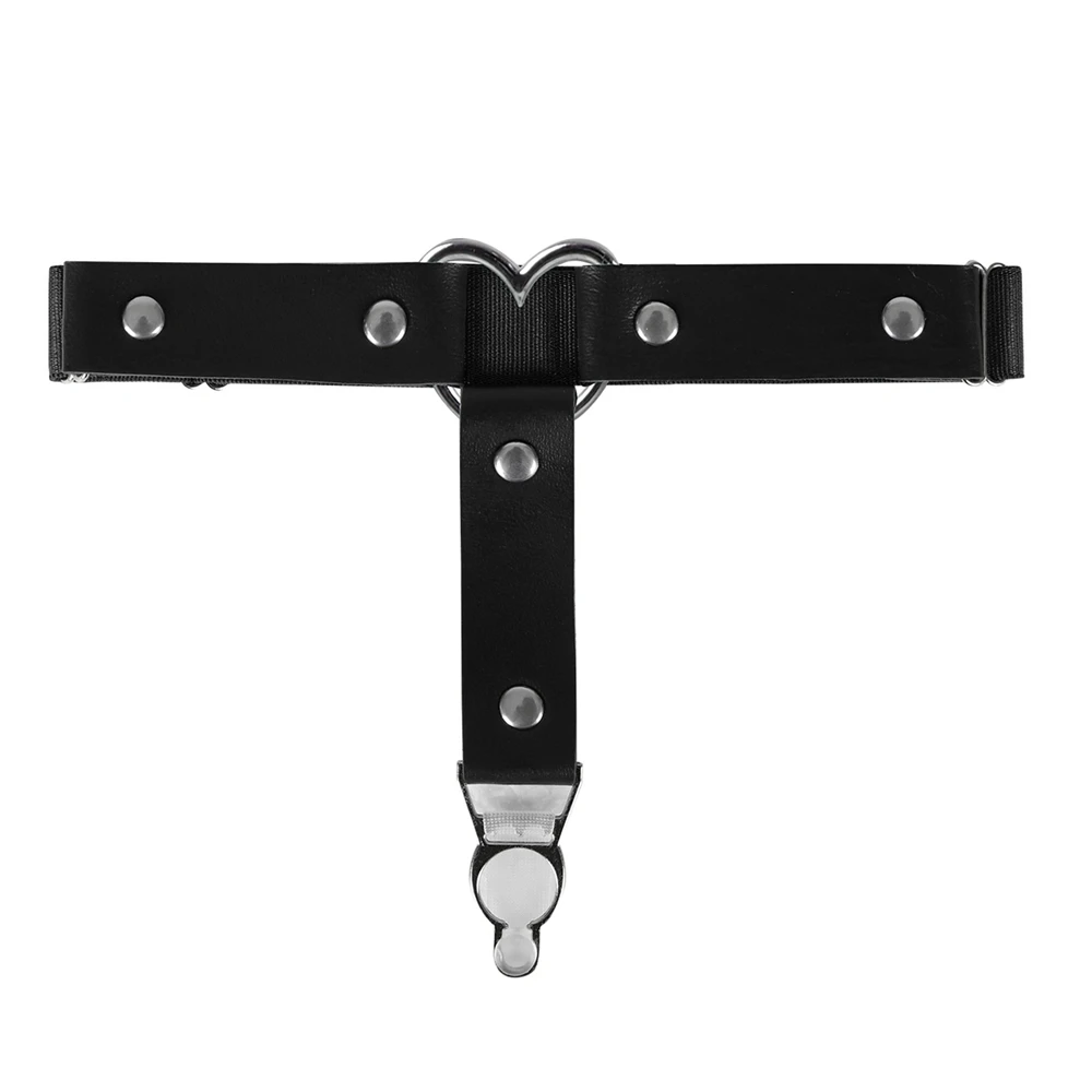 Подвязка с сердцем пикантный подвязка в стиле панк готика кольцо для ног