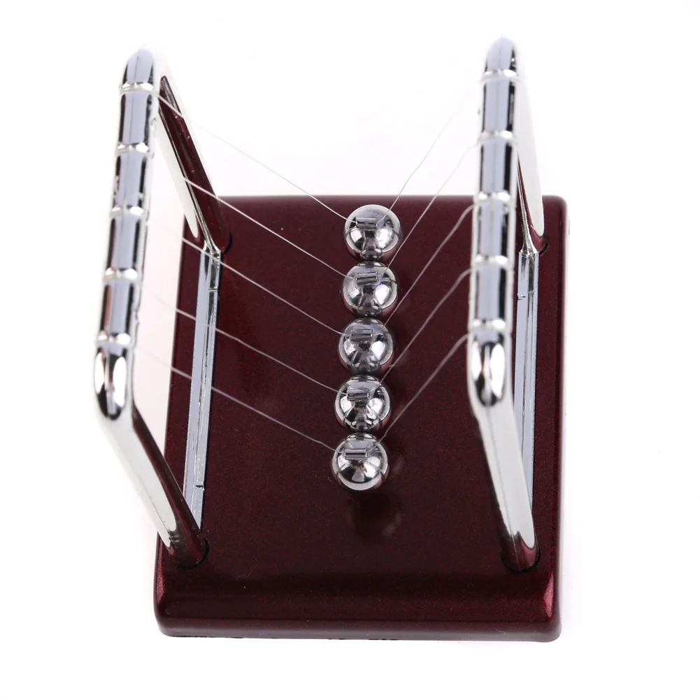 Newtons Cradle Steel Balance Ball Physics Science Pendulum Decoration Craft Early Fun Development Educational Desk Toys Gift | Дом и сад