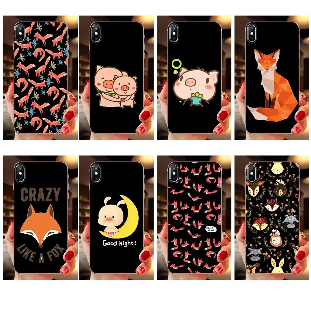 Копилка с изображением милой свинки для мальчиков милые лисы хитрой huawei Nova 2 V20 Y3II