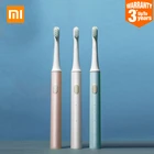 Новинка Xiaomi Mijia T100 Mi умная электрическая зубная щетка Оригинал 2 скорости Xiaomi звуковая зубная щетка отбеливание Уход за полостью рта напоминание