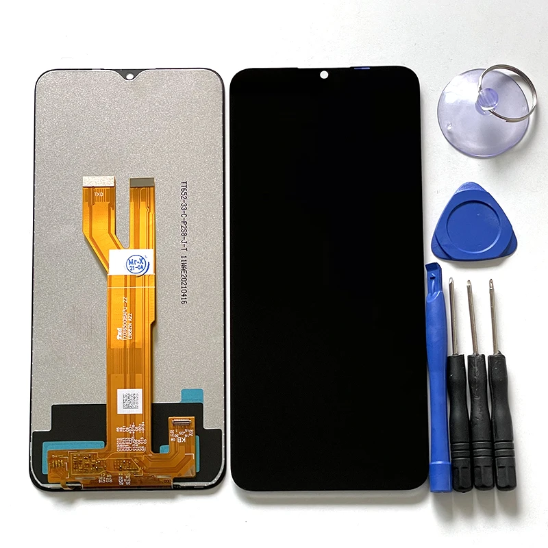 original 6 5 for oppo realme c11 2021 rmx3231 lcd display screen frametouch panel digitizer for realmerealme c11 2021 free global shipping