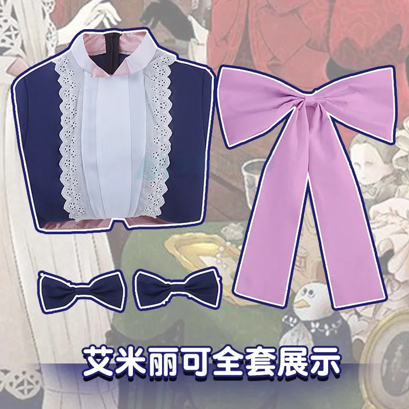 

2021 Shadows House Emily Cosplay Costume Lolita Dress Up Halloween Carnival Costume for Women