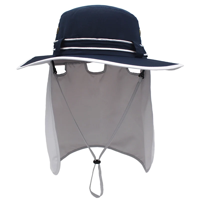 Панама с широкими полями для мужчин и женщин водонепроницаемая уличная шляпа