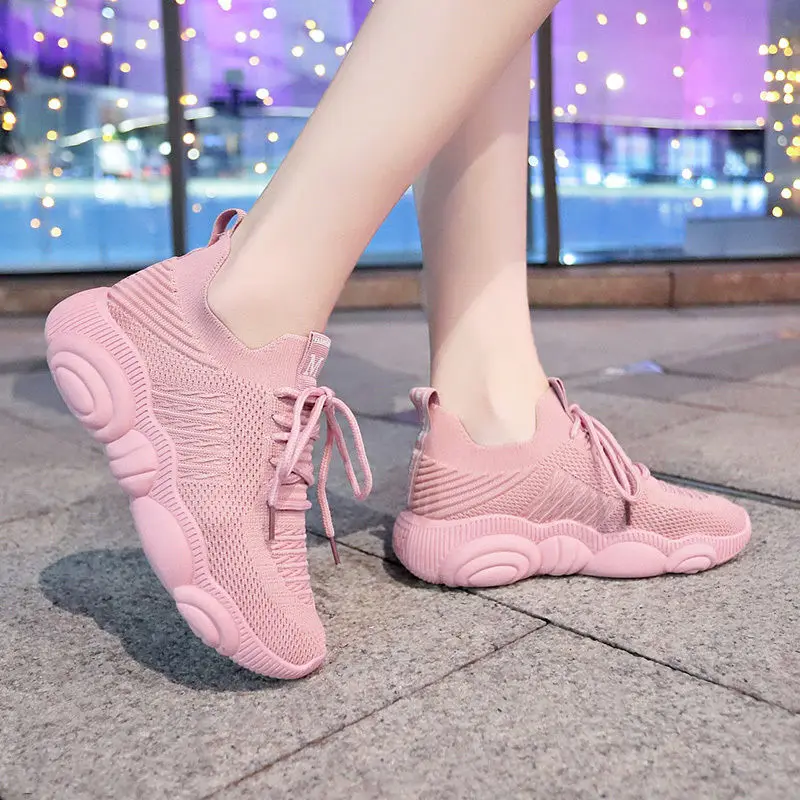 Женские кроссовки для тенниса на устойчивой платформе теннисные туфли спорта