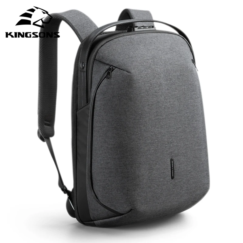 

Kingsons Mens Mini Backpack Women 15.6 Inches Anti Theft Laptop Travel Back Pack With USB Charging Bag for Teenager Boys Mochila