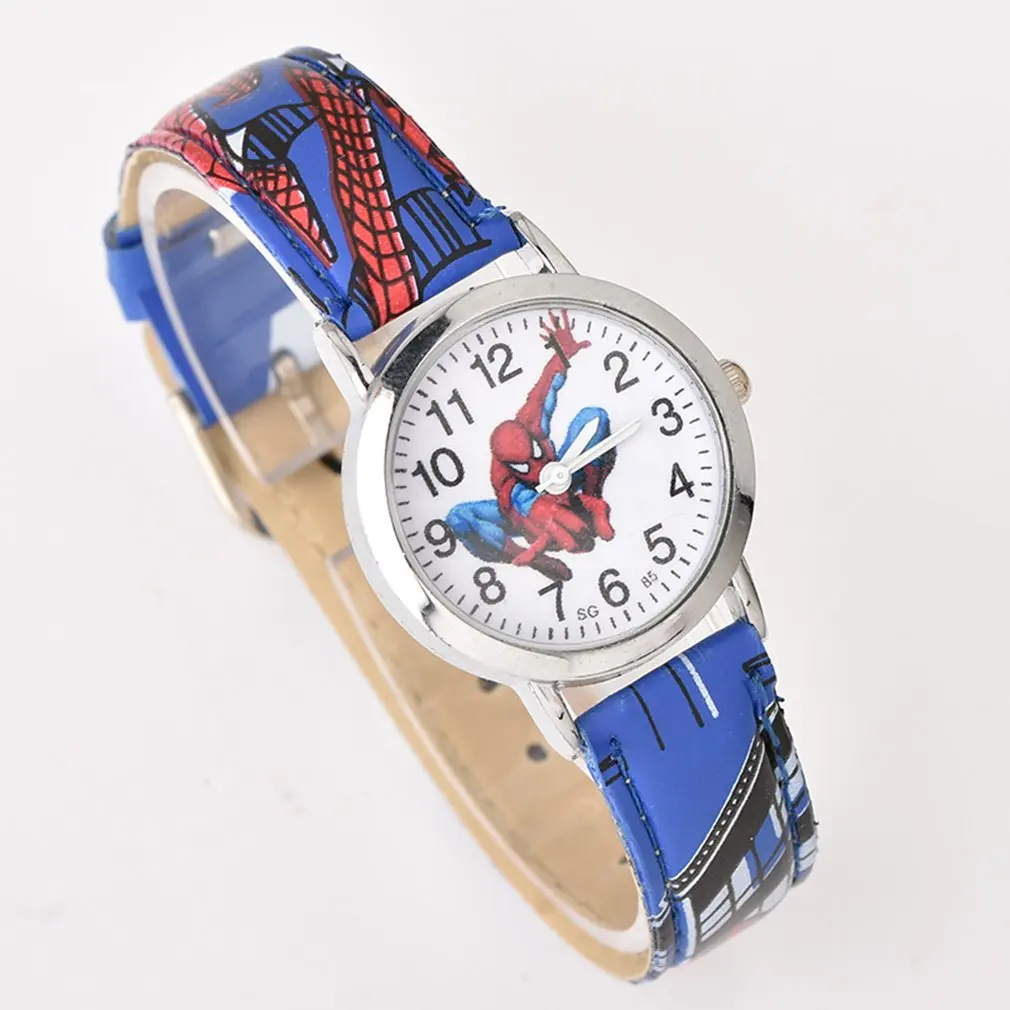 Fashion Children Watch Round Dial Kids Watches Girls Boys Leather Watches Clock Quartz Wristwatch for Dropshipping