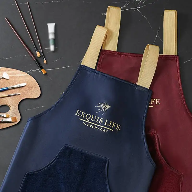 

Новый женский водонепроницаемый маслостойкий комбинезон, модный кухонный фартук для выпечки