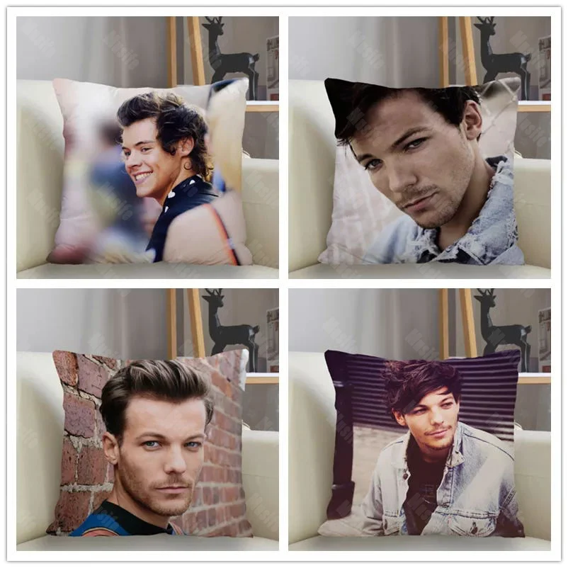 Musife Луи Томлинсон Подушка Чехол изготовленная на заказ квадратная наволочка