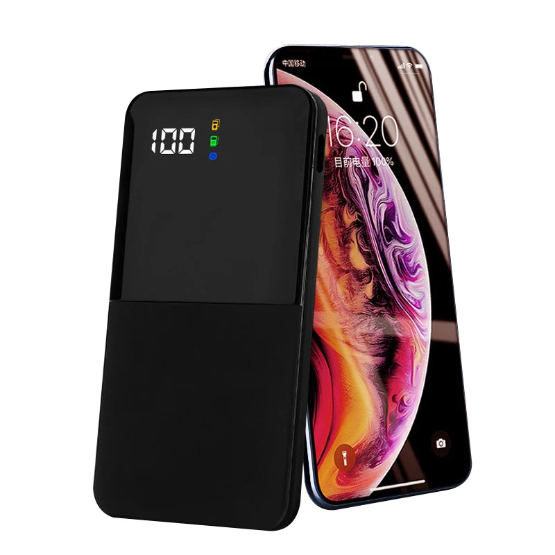 3000 мАч Внешний аккумулятор большой емкости портативное зарядное устройство с