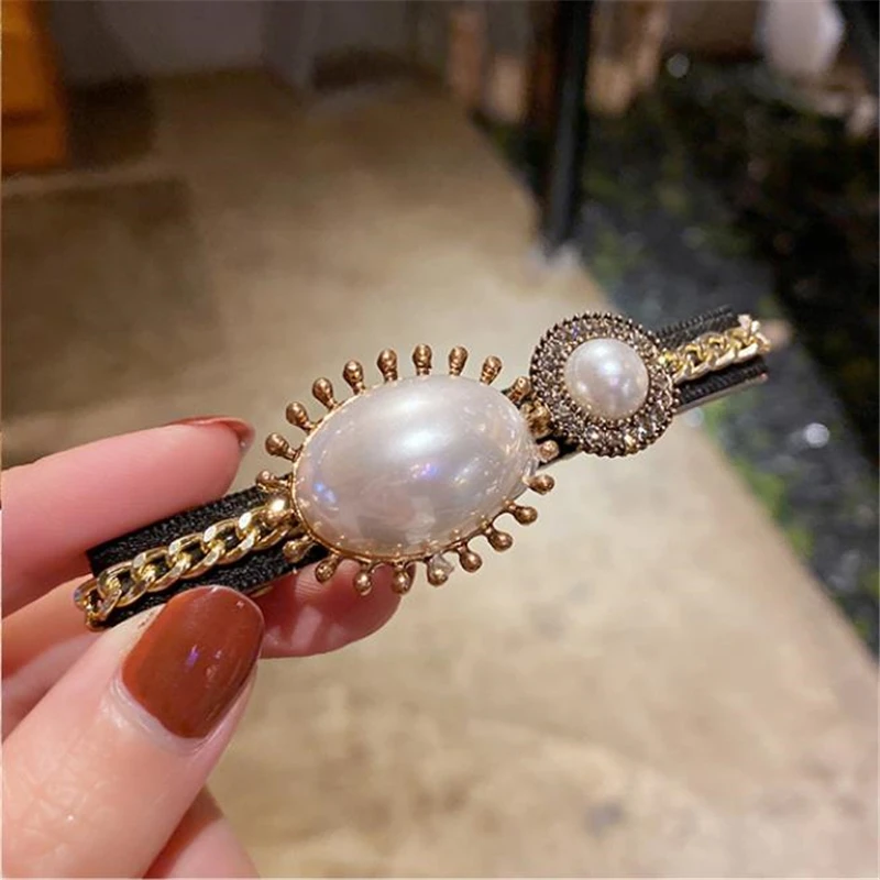 

Fashion Pearl Crystal Duckbill clip Hairpins Barrettes Hair Clip Clamp Jewelry Hairwear Hairgrips For Women Headwear Accessories