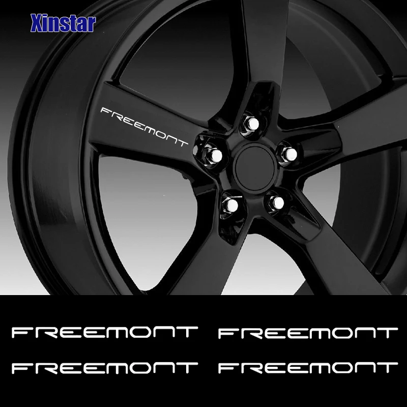 

4pcs Car Rim Wndows Sticker For Fiat Freemont