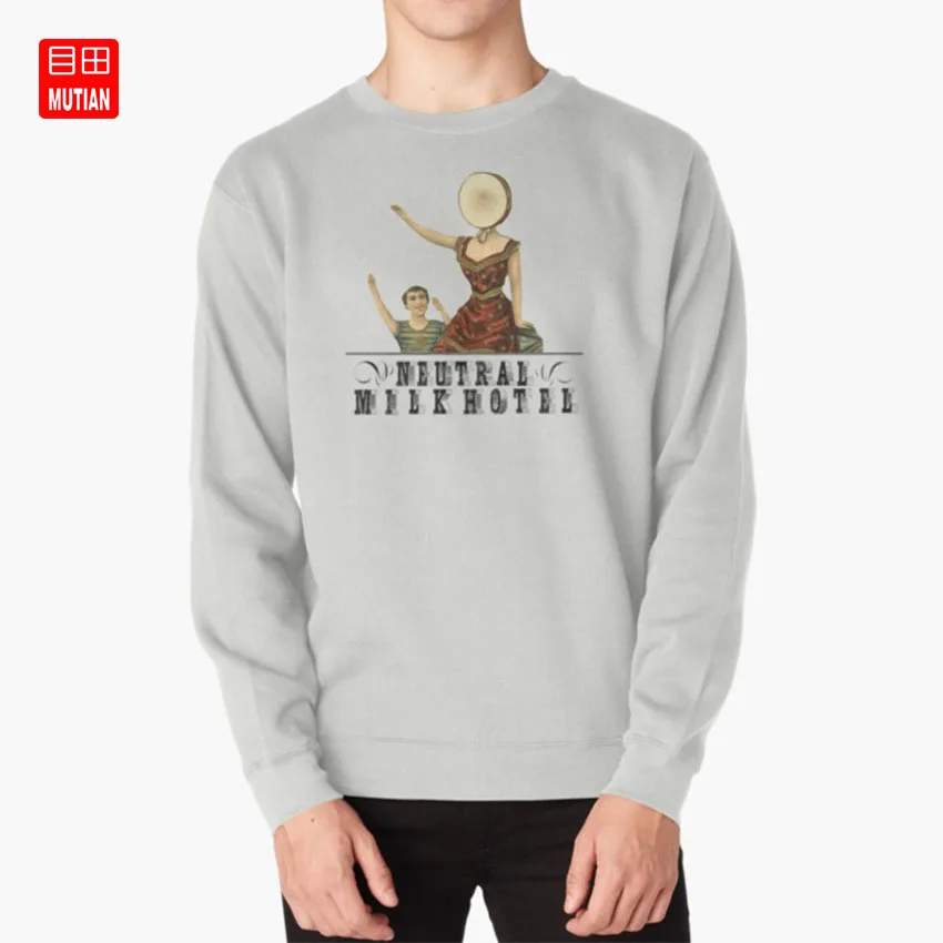 Нейтральный молочный отель-в самолете над футболка с морским принтом