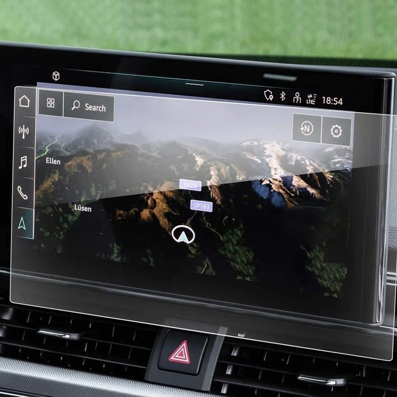 

For 2020 2021 - A4 A5 MIB 3 10.1 Inch Navigation Press Screen Center Display Tempered Glass Protector Film