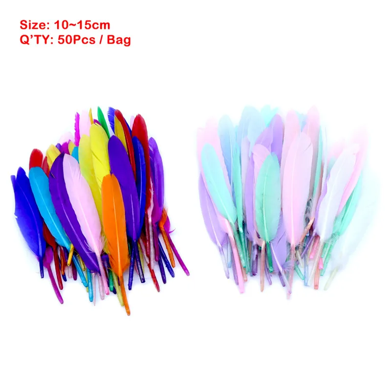 Перья гусиные твердые 10 15 см 50 шт.|Перо| |