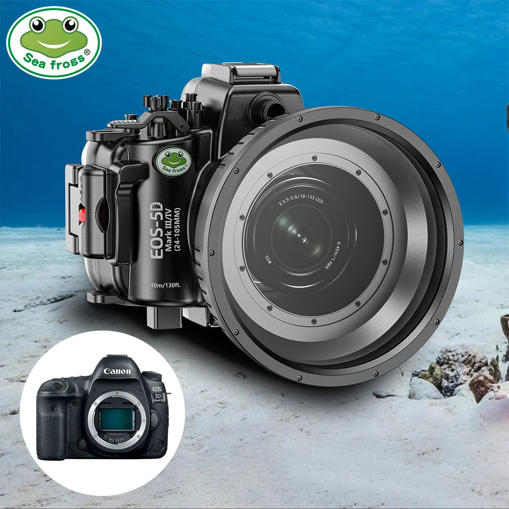 Cover With 100mm Lens For Canon 5d Mark Iv Camera Underwater Photography Equipment Housing