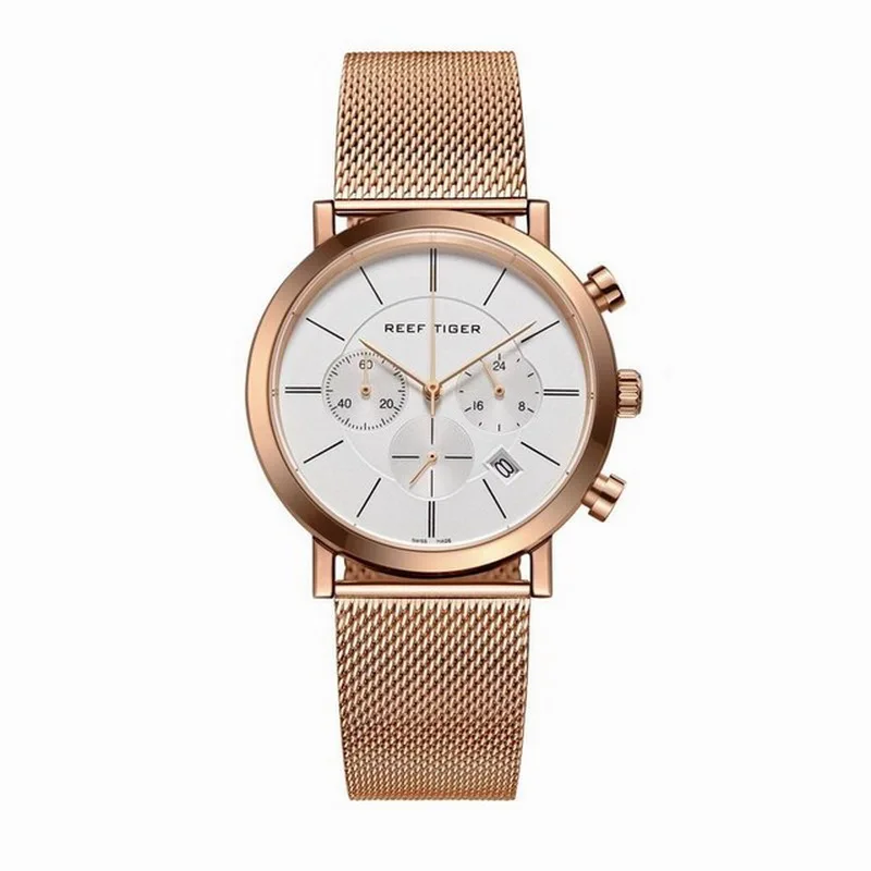 Нарядные мужские часы спортивные с хронографом повседневные Кварцевые